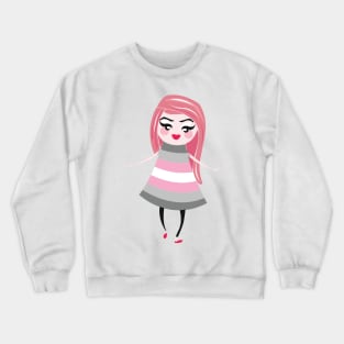 Demigirl pride flag Crewneck Sweatshirt